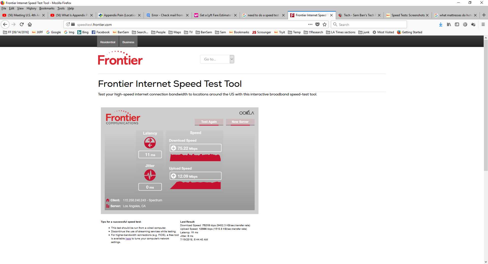 Speed Test Frontier >> Speed Tests Screenshots Speed Test Frontier >> Speed Tests Screenshots